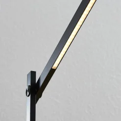 Lindby LED-skrivebordslampe Loretta, 43 cm, sort, CCT