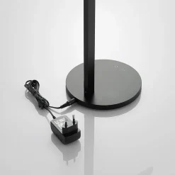 Lindby LED-skrivebordslampe Loretta, 43 cm, sort, CCT