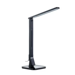 Lindby LED-skrivebordslampe Eleni, sort, CCT, dæmpbar