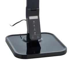 Lindby LED-skrivebordslampe Eleni, sort, CCT, dæmpbar