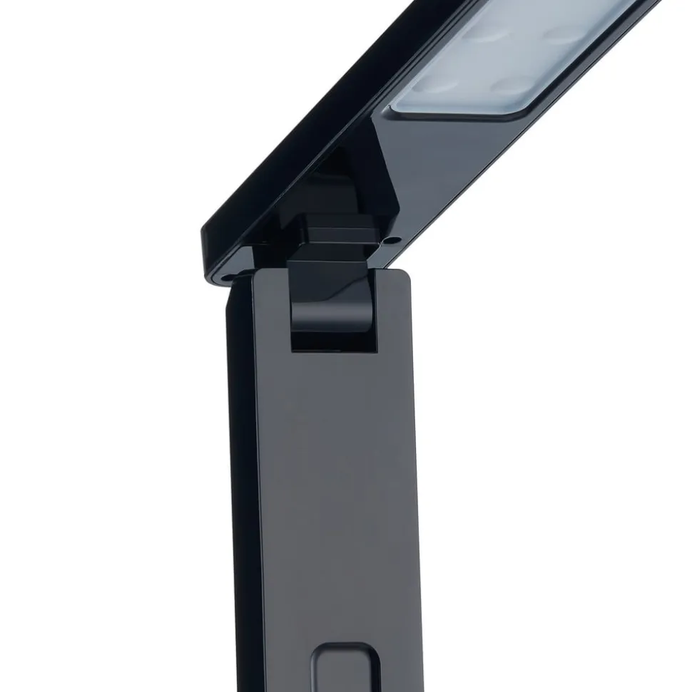 Lindby LED-skrivebordslampe Eleni, sort, CCT, dæmpbar