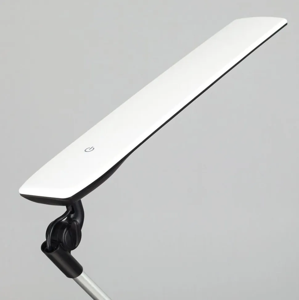 Lindby LED-skrivebordslampe Felipe, sort, klemmefod