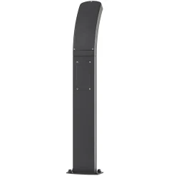 Lindby LED-sokkellampe Moshe, 60 cm, antracit, sensor