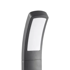 Lindby LED-sokkellampe Moshe, 60 cm, antracit, sensor