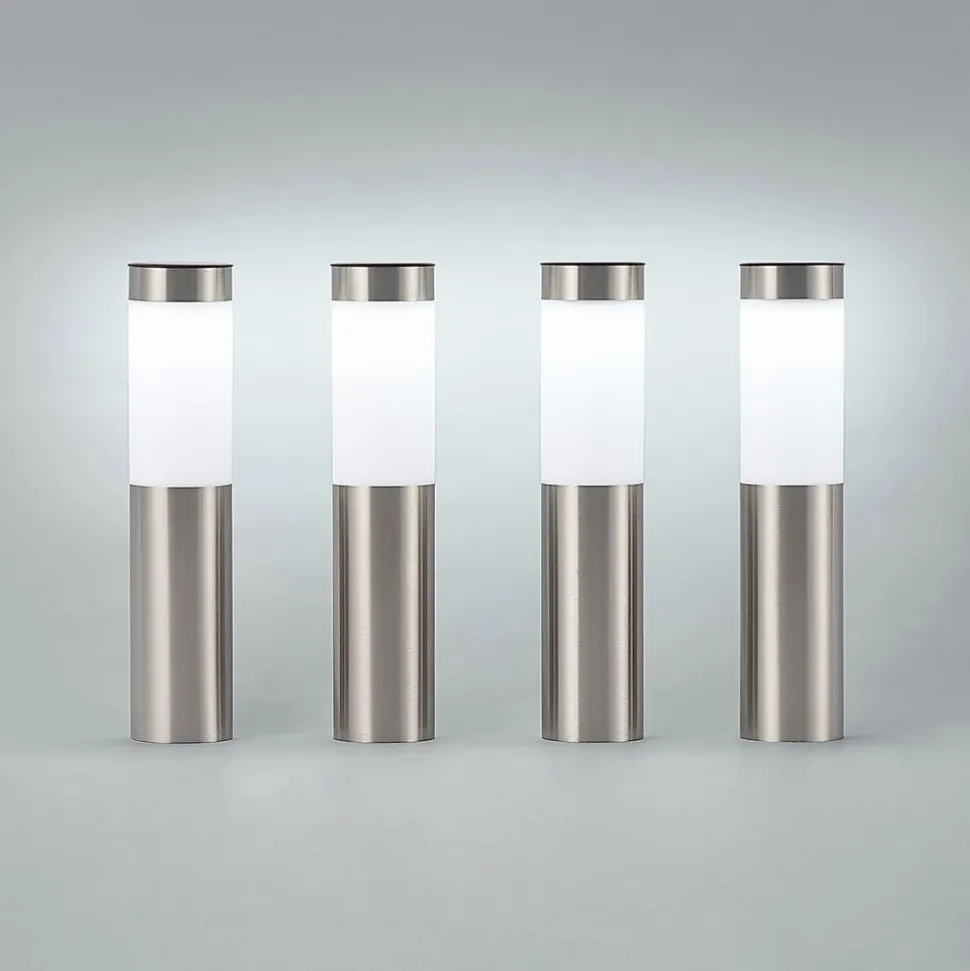 Lindby LED-sokkellampe, sæt med 4, jordspyd, 31 cm, IP44