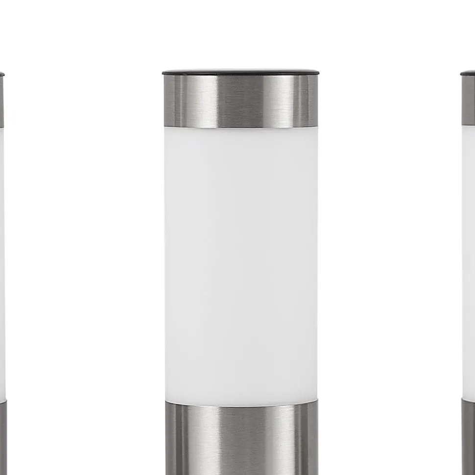 Lindby LED-sokkellampe, sæt med 4, jordspyd, 31 cm, IP44