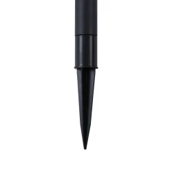 Lindby LED-solcellelamper Lago, sæt med 3, kugler, jordspyd, hvid