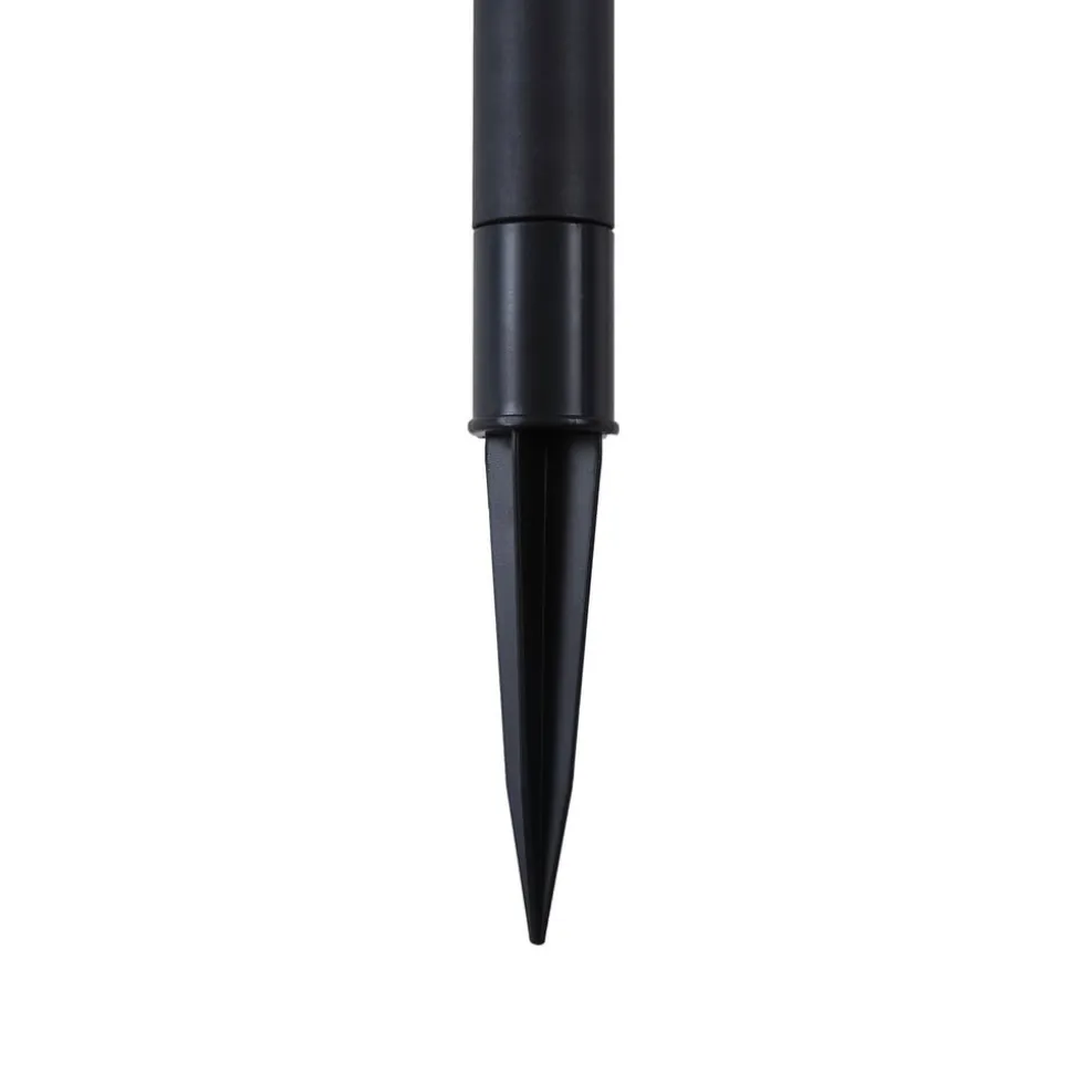 Lindby LED-solcellelamper Lago, sæt med 3, kugler, jordspyd, hvid