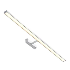 Lindby LED-spejllampe Jukka, 120 cm, krom, metal, IP44