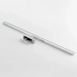 Lindby LED-spejllampe Jukka, 120 cm, krom, metal, IP44