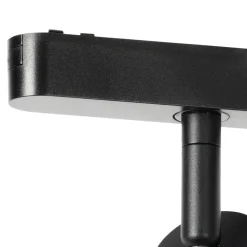 Lindby LED-spot 48 V Lumaro, sort, Ø 4 cm, aluminium, dæmpbar