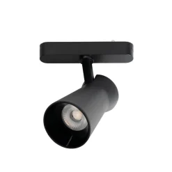 Lindby LED-spot 48 V Lumaro, sort, Ø 7 cm, dæmpbar