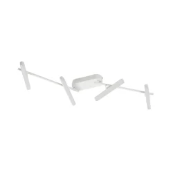 Lindby LED-spotlight Eldrin, hvid, 4 lyskilder, lysliste