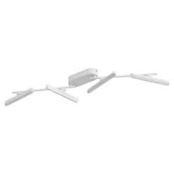 Lindby LED-spotlight Eldrin, hvid, 4 lyskilder, lysliste