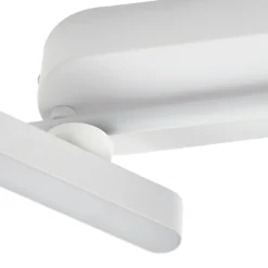 Lindby LED-spotlight Eldrin, hvid, 6 lyskilder, lysliste