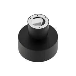 Lindby LED-spotlight Nivoria, Ø 14 cm, sort, drejelig