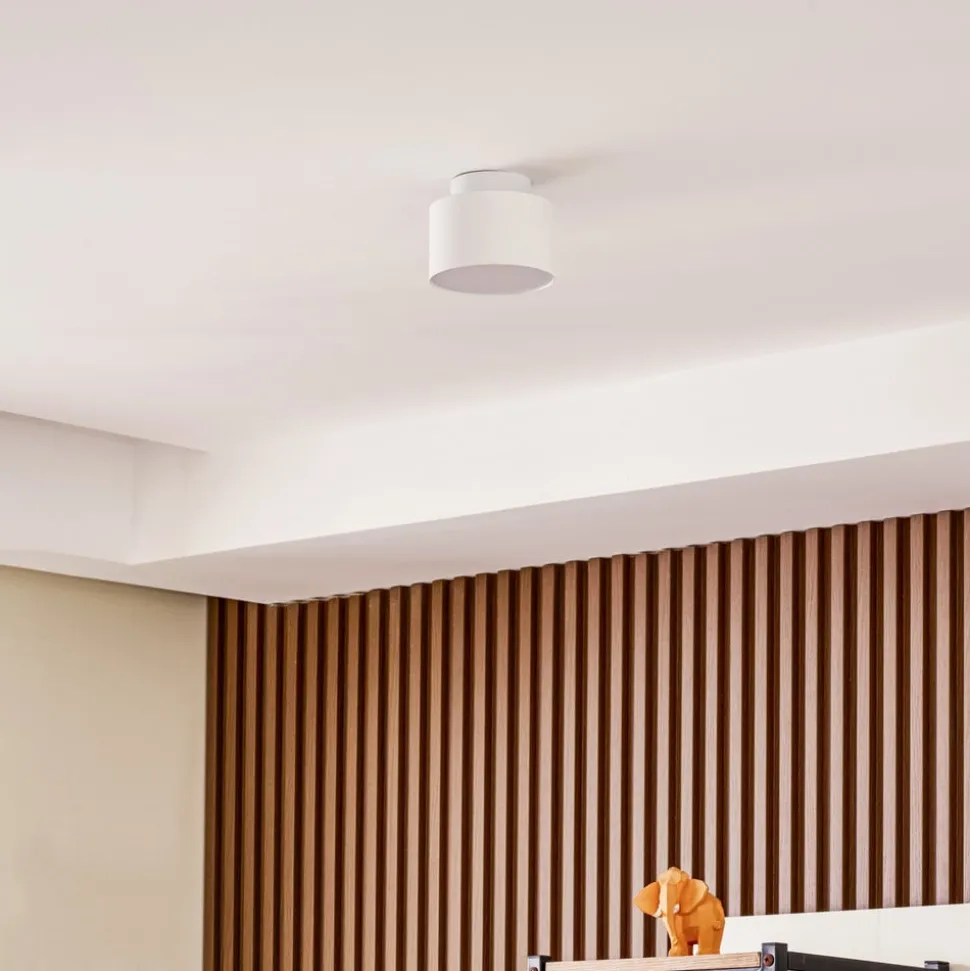 Lindby LED-spotlight Nivoria, Ø 11 cm, 15 W, hvid, metal