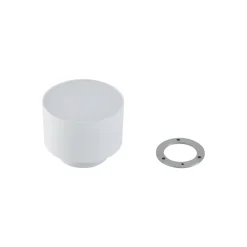 Lindby LED-spotlight Nivoria, Ø 11 cm, 15 W, hvid, metal