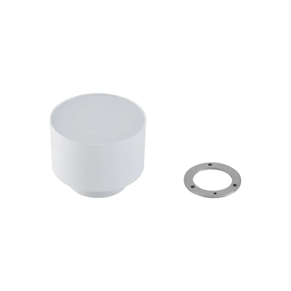 Lindby LED-spotlight Nivoria, Ø 11 cm, 15 W, hvid, metal