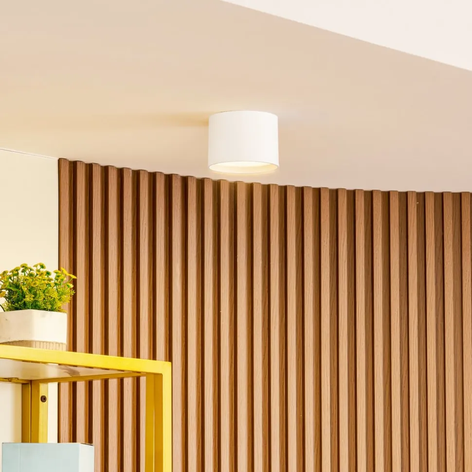 Lindby LED-spotlight Nivoria, Ø 12 cm, 15 W, hvid, metal