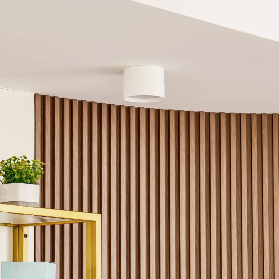 Lindby LED-spotlight Nivoria, Ø 12 cm, 15 W, hvid, metal