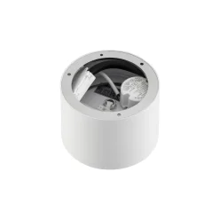 Lindby LED-spotlight Nivoria, Ø 12 cm, 15 W, hvid, metal