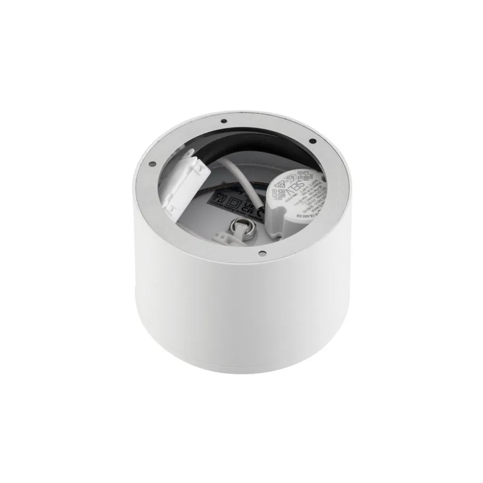 Lindby LED-spotlight Nivoria, Ø 12 cm, 15 W, hvid, metal