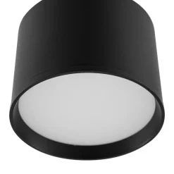 Lindby LED-spotlight Nivoria, Ø 12 cm, 15 W, sort, metal