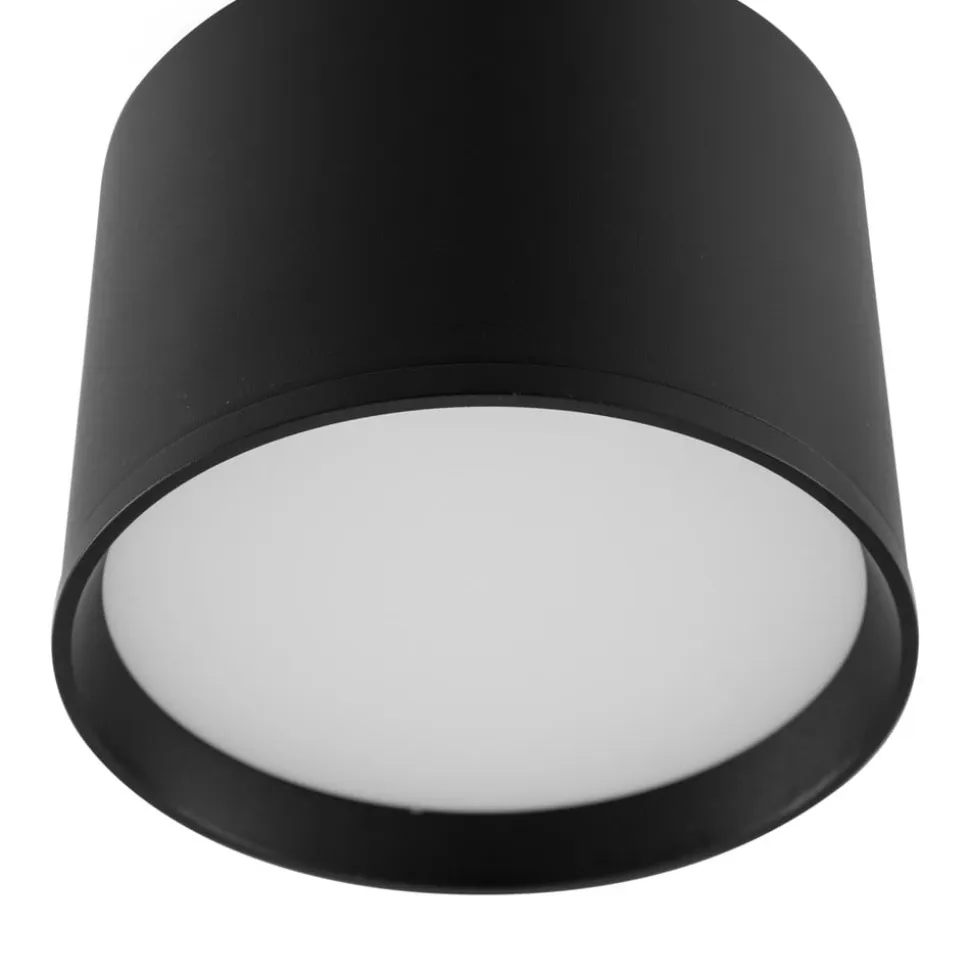 Lindby LED-spotlight Nivoria, Ø 12 cm, 15 W, sort, metal