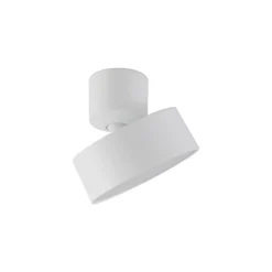 Lindby LED-spotlight Nivoria, Ø 14 cm, hvid, drejelig