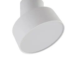 Lindby LED-spotlight Nivoria, Ø 14 cm, hvid, drejelig