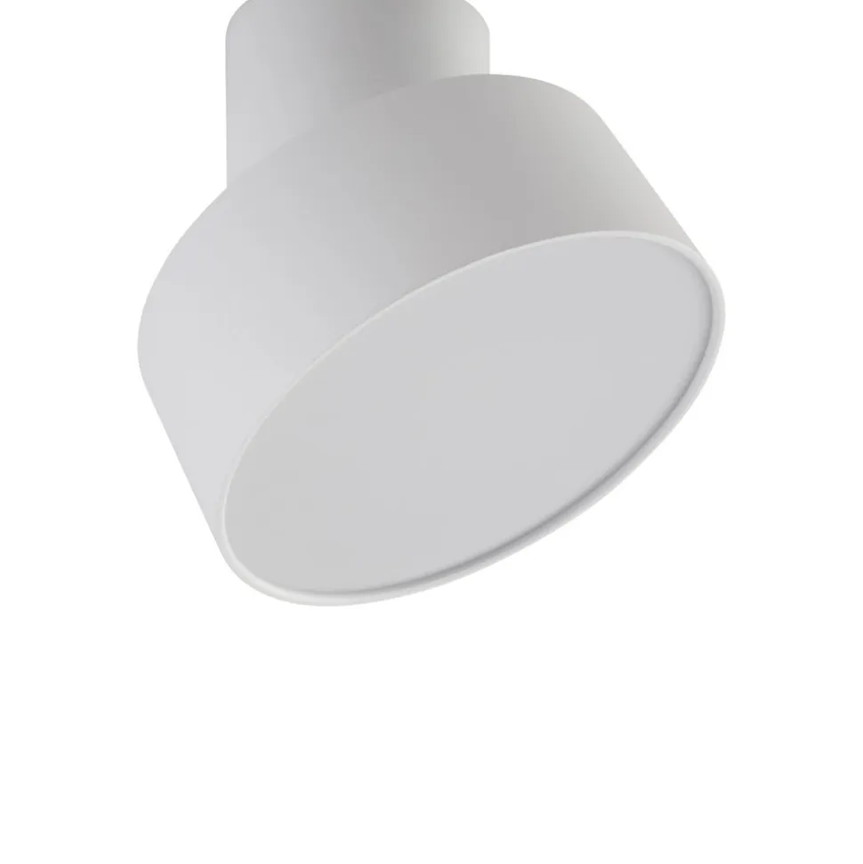 Lindby LED-spotlight Nivoria, Ø 14 cm, hvid, drejelig