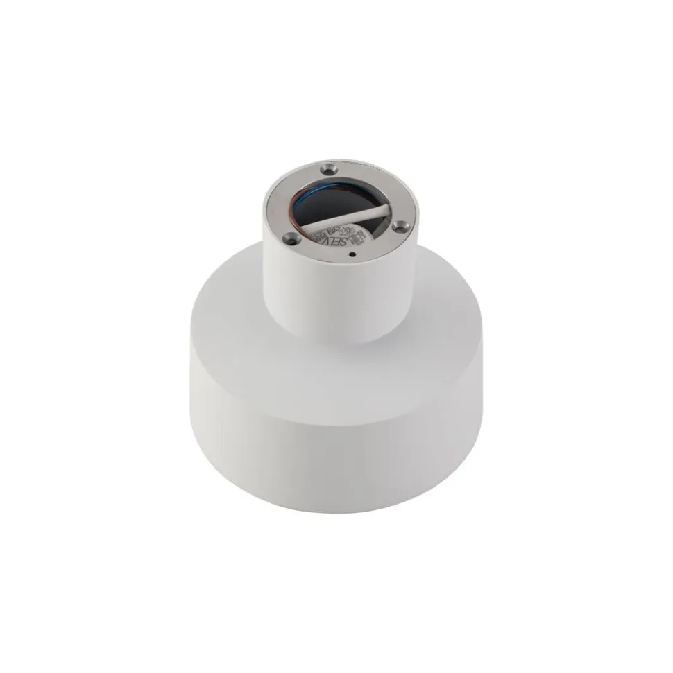 Lindby LED-spotlight Nivoria, Ø 14 cm, hvid, drejelig