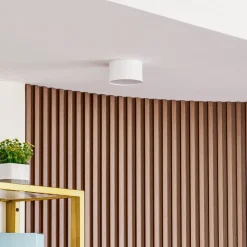 Lindby LED-spotlight Nivoria, Ø 11 cm, 9 W, hvid, metal