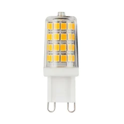 Lindby LED-stiftsokkelpære, G9, 3 W, klar, 3.000 K, 330 lm