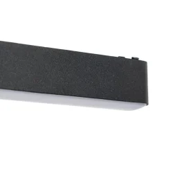 Lindby LED-strip 48 V Lumaro,sort,20W,plast,dæmpbar