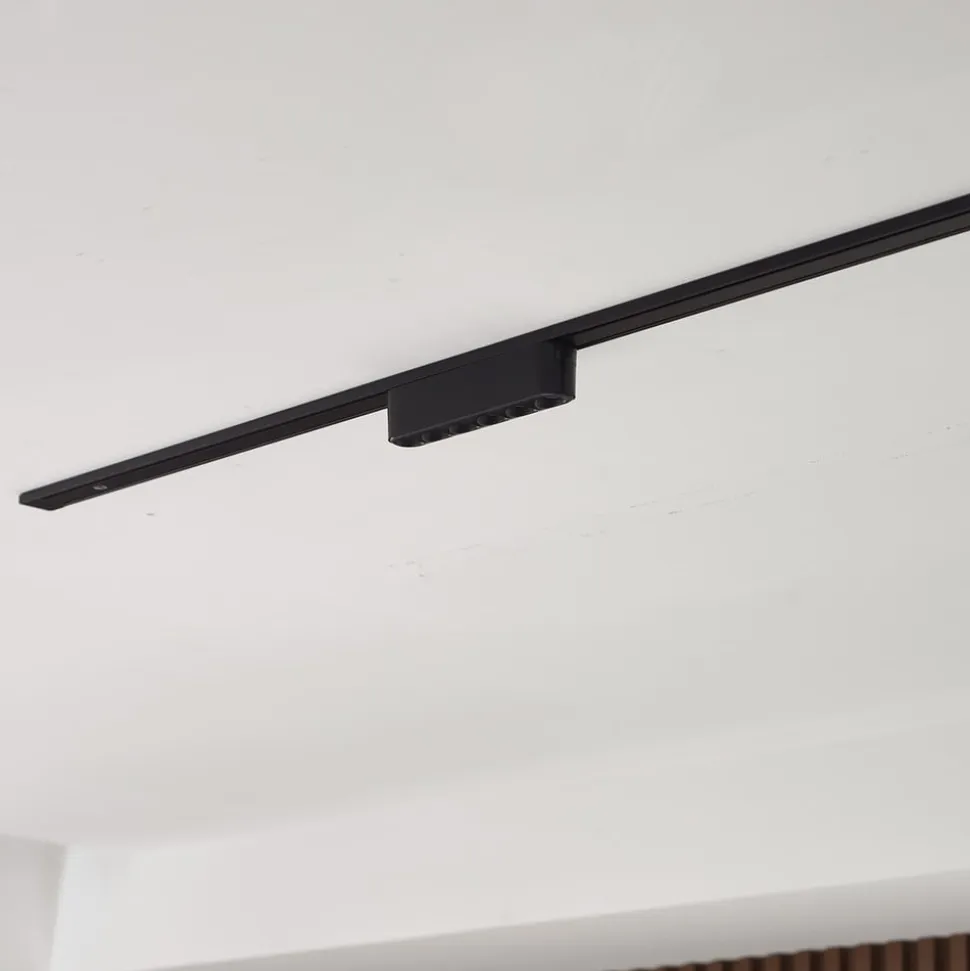 Lindby LED-strip 48V Lumaro, sort,6 punkter,2,4cm,dæmpbar