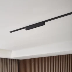 Lindby LED-strip 48V Lumaro,sort,12 punkter,2,4cm,dæmpbar