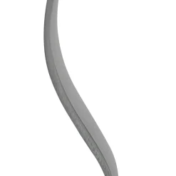 Lindby LED-væglampe Alvon, sølv, højde 50 cm, metal
