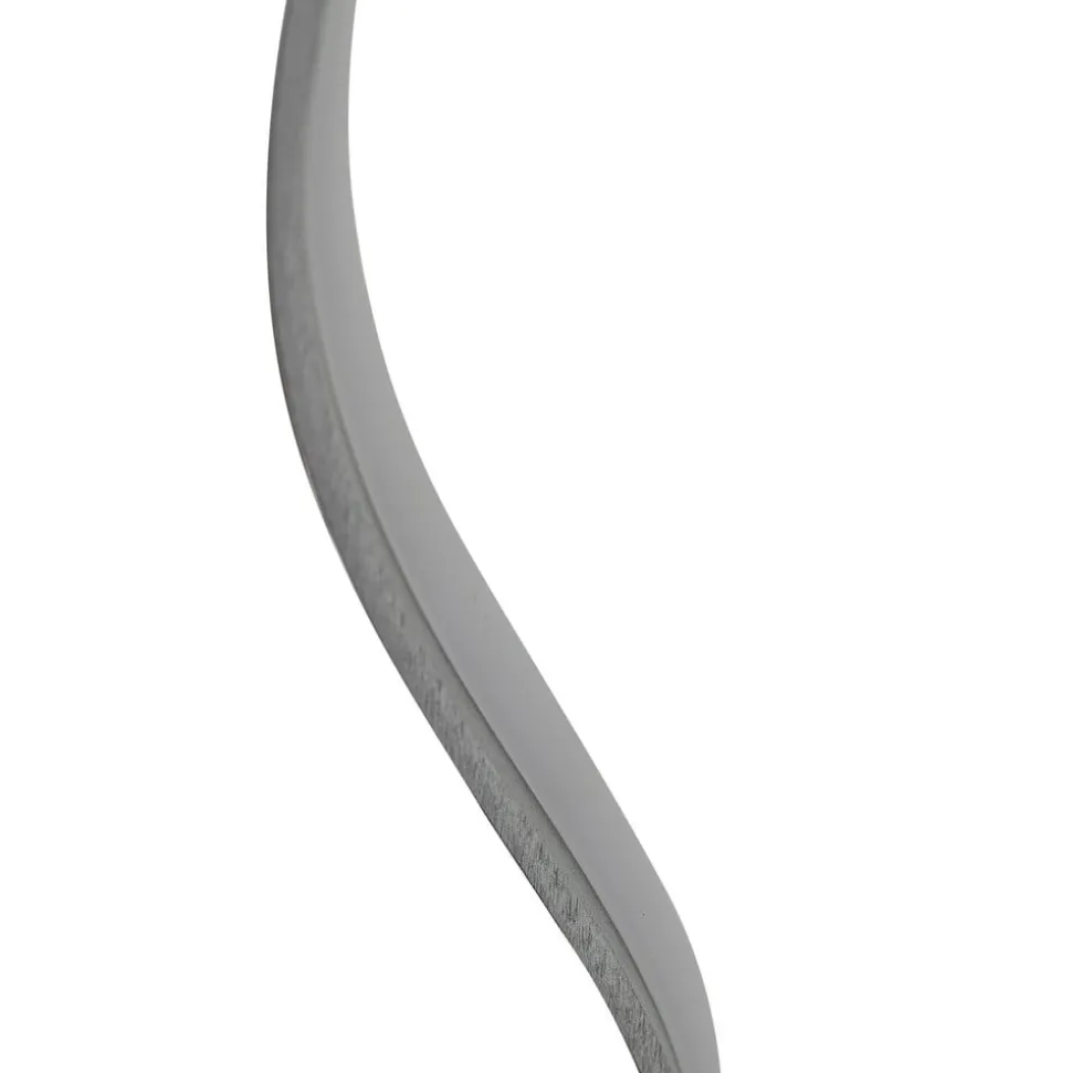 Lindby LED-væglampe Alvon, sølv, højde 50 cm, metal