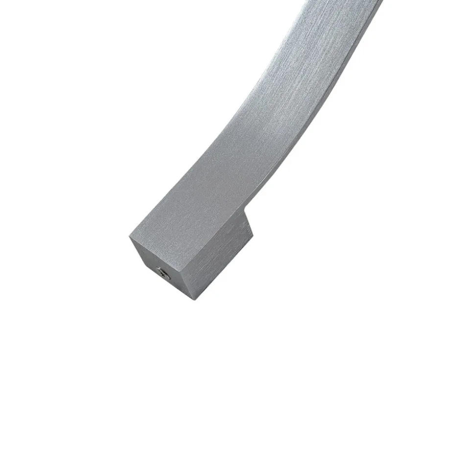 Lindby LED-væglampe Alvon, sølv, højde 50 cm, metal