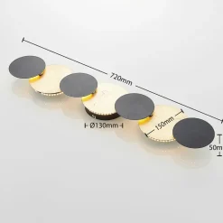 Lindby LED-væglampe Grazyna, 72 cm, 7 lyskilder, justerbar