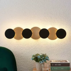 Lindby LED-væglampe Grazyna, 72 cm, 7 lyskilder, justerbar