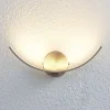 Lindby LED-væglampe Iven, bredde 34 cm, nikkel, 3.000 K