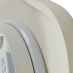 Lindby LED-væglampe Nielson, beige, gips, 30 cm høj