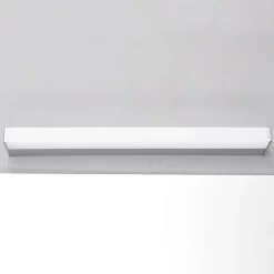Lindby LED-væglampe Philippa, kantet, 59 cm, krom, IP44