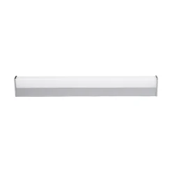 Lindby LED-væglampe Philippa, kantet, 59 cm, krom, IP44