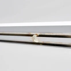 Lindby LED-væglampe Philippa, afrundet, 88 cm, krom, IP44