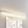 Lindby LED-væglampe til badeværelset Layan, 120 cm, krom, metal