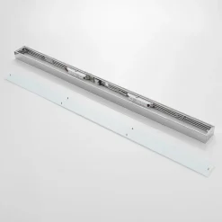 Lindby LED-væglampe til badeværelset Layan, 120 cm, krom, metal